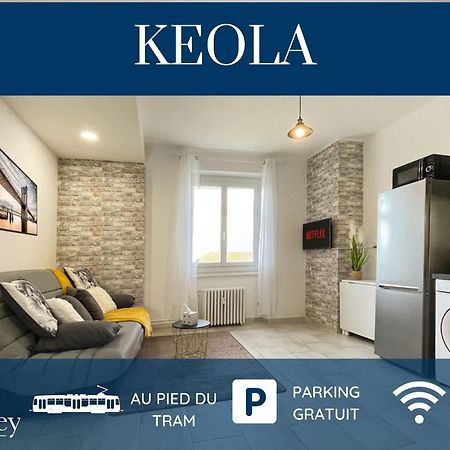 Homey Keola - Parking Prive Gratuit - Aux Portes De Geneve - Au Pied Du Tram - Appartement Avec 1 Chambre Et Un Grand Salon Avec Un Canape-Lit Ambilly Exteriér fotografie