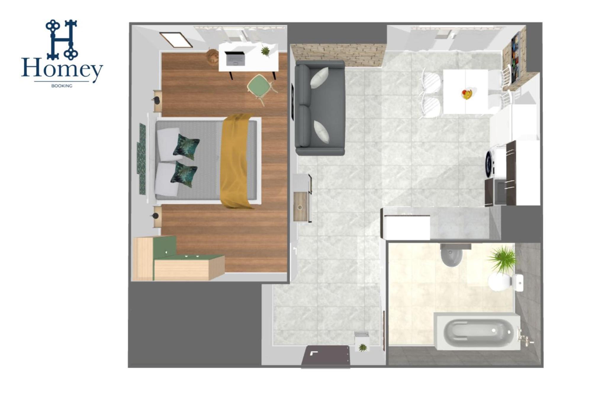 Homey Keola - Parking Prive Gratuit - Aux Portes De Geneve - Au Pied Du Tram - Appartement Avec 1 Chambre Et Un Grand Salon Avec Un Canape-Lit Ambilly Exteriér fotografie