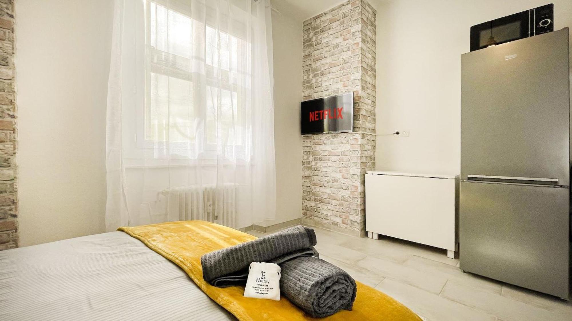 Homey Keola - Parking Prive Gratuit - Aux Portes De Geneve - Au Pied Du Tram - Appartement Avec 1 Chambre Et Un Grand Salon Avec Un Canape-Lit Ambilly Exteriér fotografie
