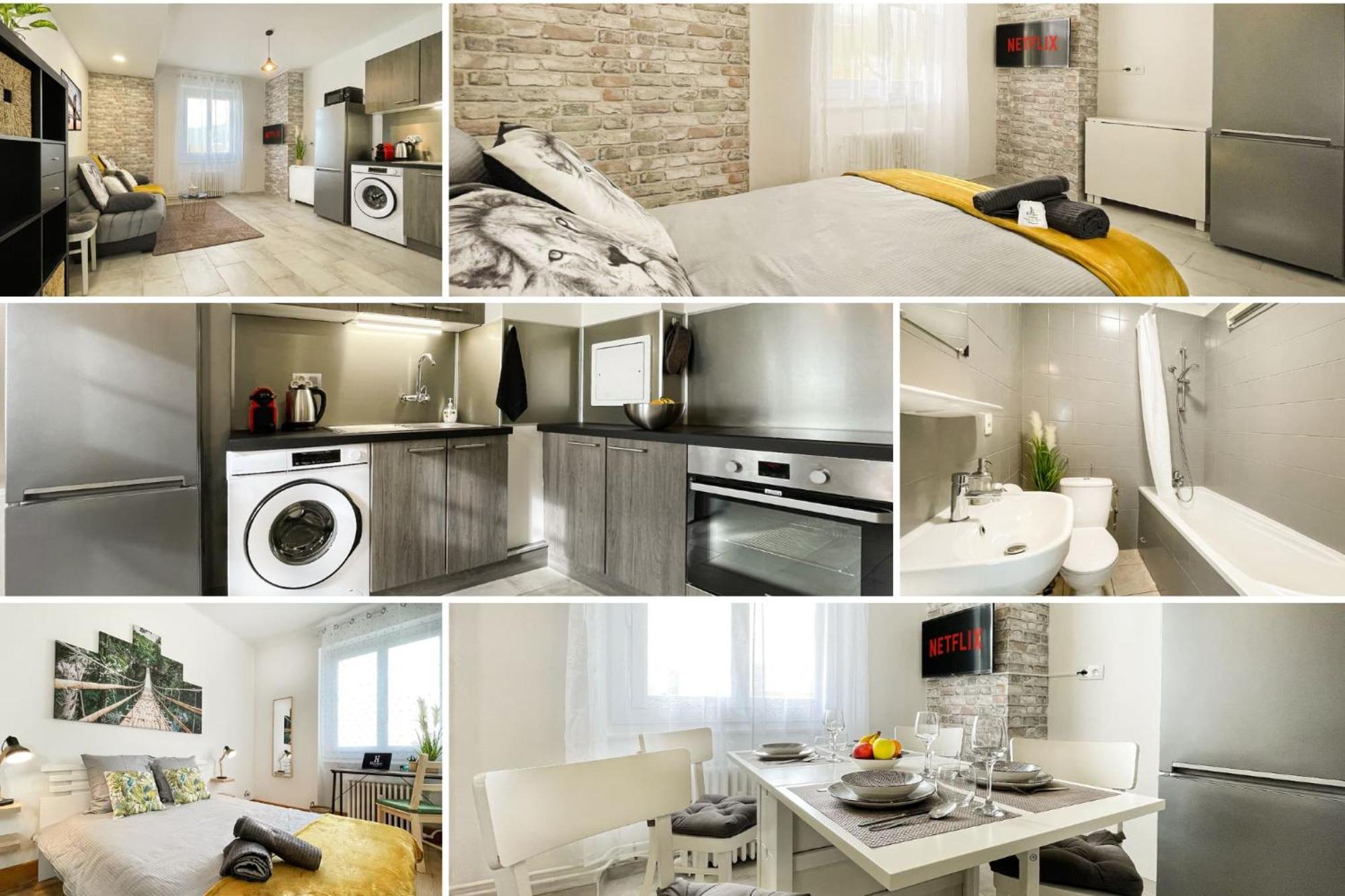 Homey Keola - Parking Prive Gratuit - Aux Portes De Geneve - Au Pied Du Tram - Appartement Avec 1 Chambre Et Un Grand Salon Avec Un Canape-Lit Ambilly Exteriér fotografie